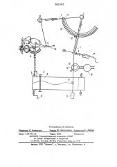 Прибор для вычерчивания графиков изменения угла передачи четырехшарнирных механизмов (патент 901065)