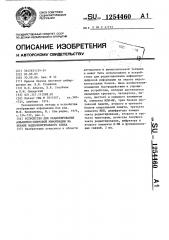 Устройство для редактирования алфавитно-цифровой информации на экране видеоконтрольного блока (патент 1254460)