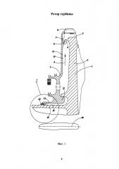 Ротор турбины (патент 2664902)