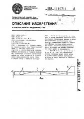 Способ контроля криволинейного перекрытия с ребрами жесткости (патент 1110711)