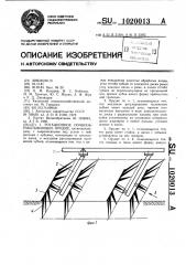 Ротационное почвообрабатывающее орудие (патент 1020013)