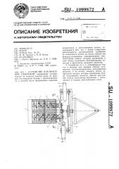 Устройство для внесения удобрений (патент 1099872)