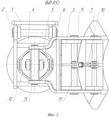 Клещевой механизм дискового тормоза железнодорожного транспортного средства (патент 2561477)