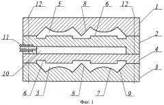 Двухканальная экструзионная головка для изготовления полимерной рейки (патент 2484959)