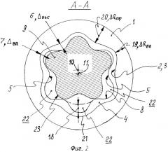 Статор винтовой героторной гидромашины (патент 2373364)