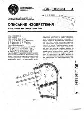 Выгрузное устройство корнеплодоуборочной машины (патент 1036284)