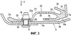 Камера сгорания, содержащая гибкое соединение между головкой и стенкой камеры (патент 2347978)