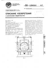 Устройство для вибрационной обработки деталей (патент 1294581)