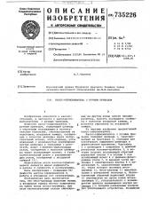 Насос-опрыскиватель с ручным приводом (патент 735226)