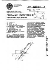 Устройство для образования отверстий вдавливанием (патент 1201480)