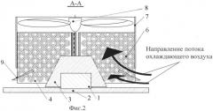 Устройство охлаждения элементов тепловыделяющей электроаппаратуры (патент 2334378)
