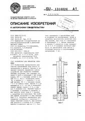 Устройство для обработки скважины (патент 1314024)