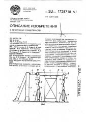 Стенд для испытания конструкций (патент 1728718)