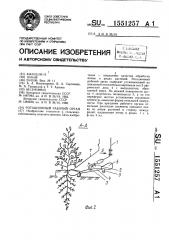 Ротационный рабочий орган (патент 1551257)