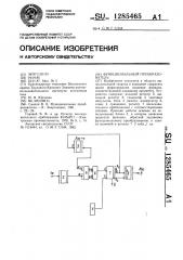 Функциональный преобразователь (патент 1285465)