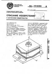 Амортизатор (патент 1016593)