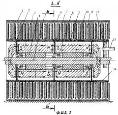 Бесконтактная магнитоемкостная электрическая машина (патент 2388134)
