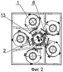 Блок гидроциклонов системы фракционного разделения суспензий руд тонкого помола (патент 2464105)