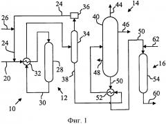 Способы и установки для получения потоков высокооктановых продуктов с низким содержанием ароматических соединений (патент 2611625)