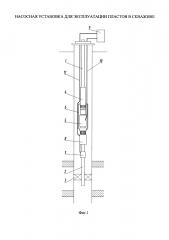 Насосная установка для эксплуатации пластов в скважине (патент 2604897)