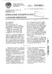 Аэрозольное моющее средство (патент 923185)