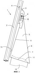 Устройство тянущего типа для подачи полотна материала в ролевую ротационную печатную машину (патент 2287436)
