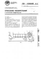 Машина для высева корневищ мяты (патент 1258349)