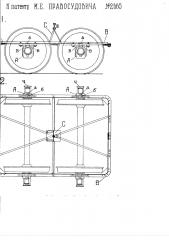 Приспособление для перекатки колесных пар по железнодорожному пути (патент 2665)