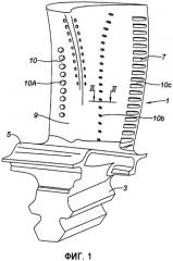 Способ изготовления детали газотурбинного двигателя, включающей отверстия выпуска охлаждающего воздуха (патент 2421296)