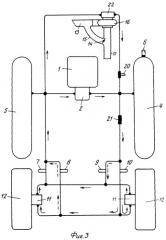 Гибридная пневмовакуумная силовая установка транспортного средства (патент 2421347)