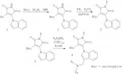 Лекарственное средство на основе производных 4-замещенных-3-(3-диалкиламинометил-индол-1-ил)малеимидов (патент 2388759)