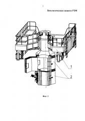 Биологическая защита разгрузочно-загрузочной машины (патент 2649900)