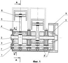 Редукторно-демпферный кривошипно-шатунный механизм двигателя внутреннего сгорания (патент 2369756)
