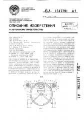 Разбрасыватель удобрений (патент 1517791)