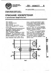 Вибрационная промывочная машина (патент 1036377)