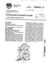 Устройство для предпосевной обработки семян (патент 1658860)