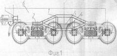 Соединительная балка четырехосной тележки (патент 2630267)