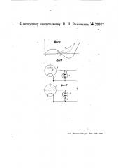Способ компенсации обратного тока при динатронном эффекте в катодных лампах (патент 25977)