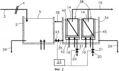 Оборудование, имеющее биореактор и мембранный фильтрационный модуль для очистки поступающей жидкости (патент 2432323)