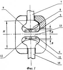 Ушко для соединения изоляторов и иных элементов изолирующих подвесок воздушных линий электропередачи (патент 2303847)