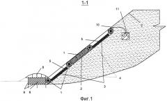 Прибрежное крепление из фашин и габионных тюфяков биопозитивной конструкции (патент 2565738)