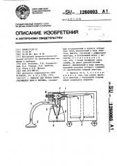 Пылесос для уборки электризующейся пыли и порошка (патент 1260003)