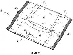 Способ упаковки впитывающего изделия и прикрепления впитывающего изделия к нижнему белью (патент 2546481)