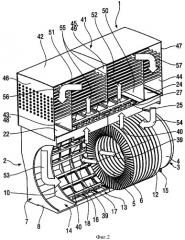 Комплект из множества охлаждающих модулей для сборки с машинным модулем (патент 2340066)