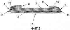 Адсорбирующее изделие с подгибаемыми боковыми створочными элементами (патент 2371158)