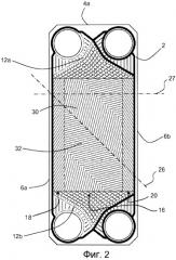 Пластина пластинчатого теплообменника и пластинчатый теплообменник (патент 2518712)