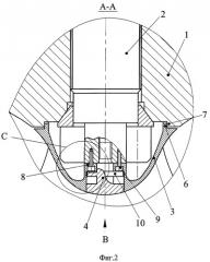 Узел крепления рабочего колеса насоса на валу (патент 2293884)