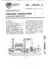 Устройство для технического обслуживания транспортных средств (патент 1065269)