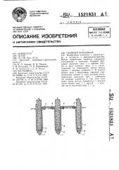 Свайный фундамент (патент 1521831)