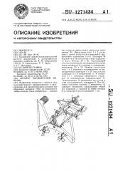 Аппарат чаесборочной машины (патент 1271434)